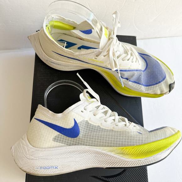 Nike VaporFly - Ekiden White Racer Blue - ZoomX Next Mens Size 8 Box Included - Picture 1 of 13